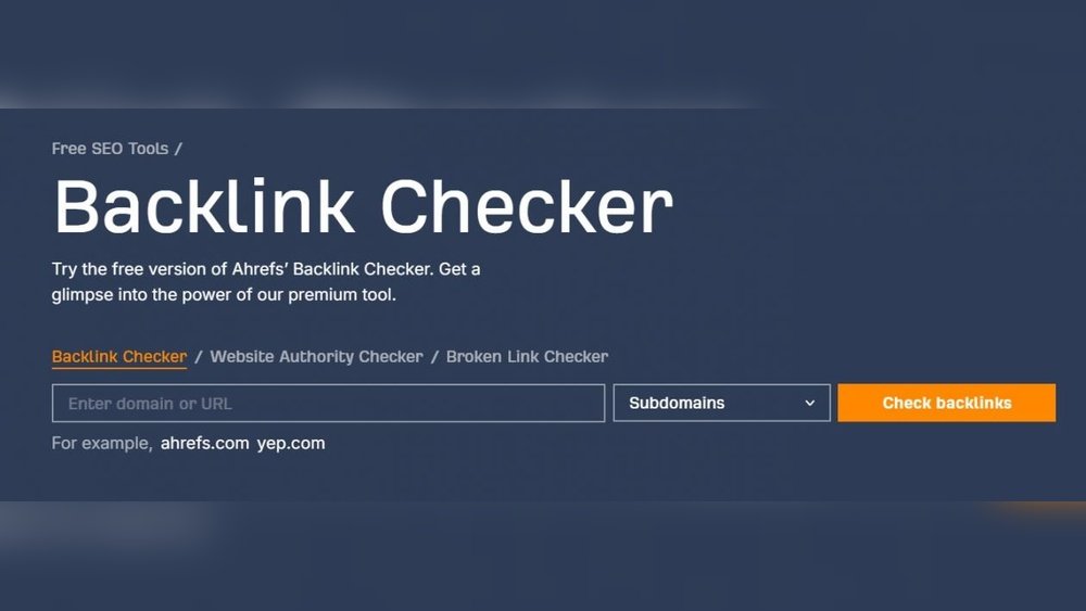 Backlink Checker