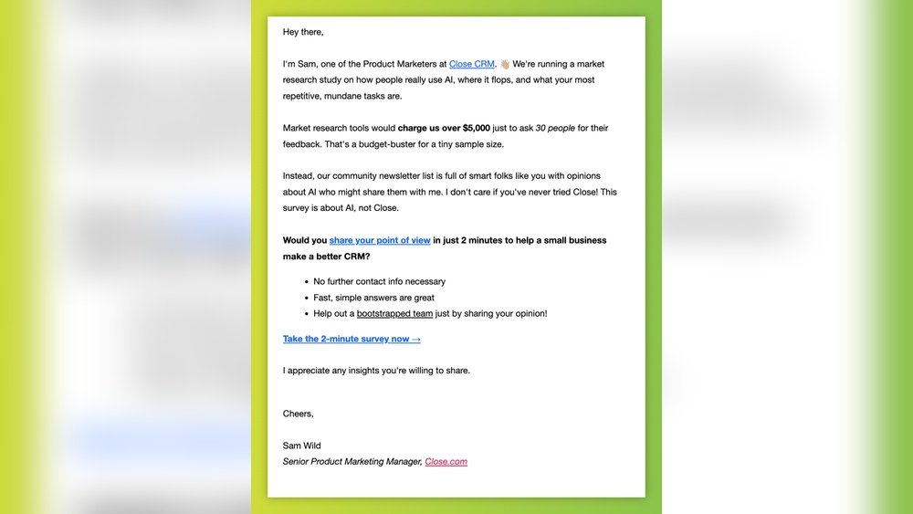 Email Outreach Study