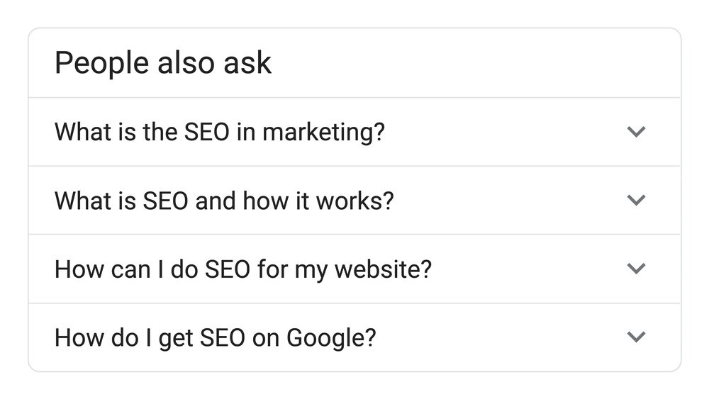 People Also Ask