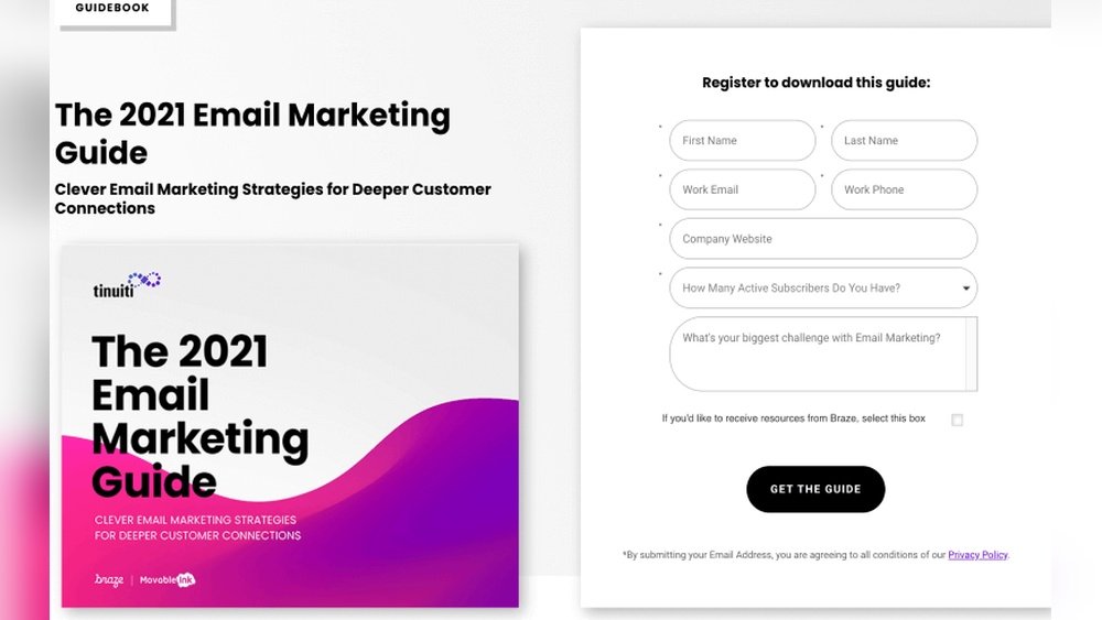 Squeeze Page