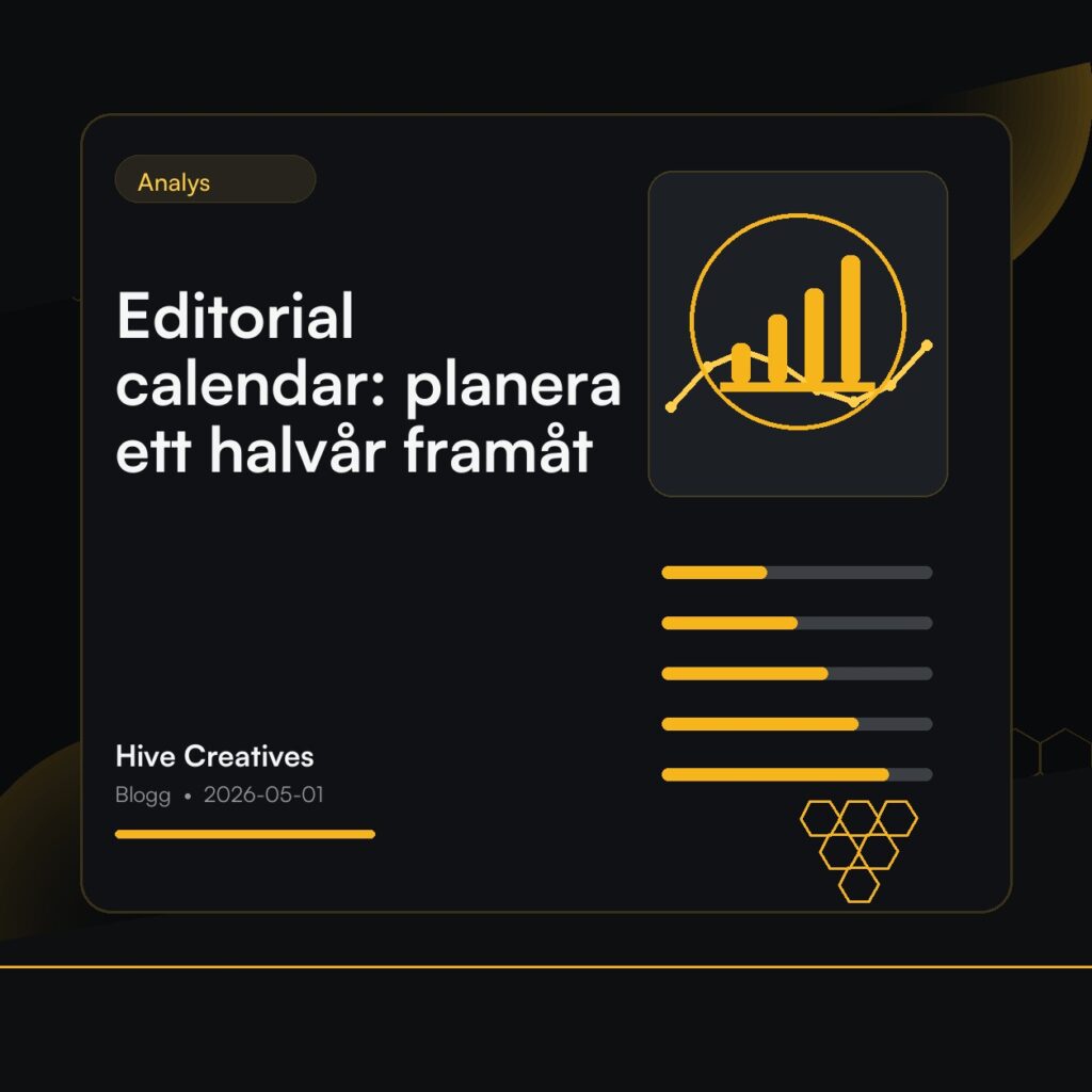 Editorial calendar: planera ett halvår framåt
