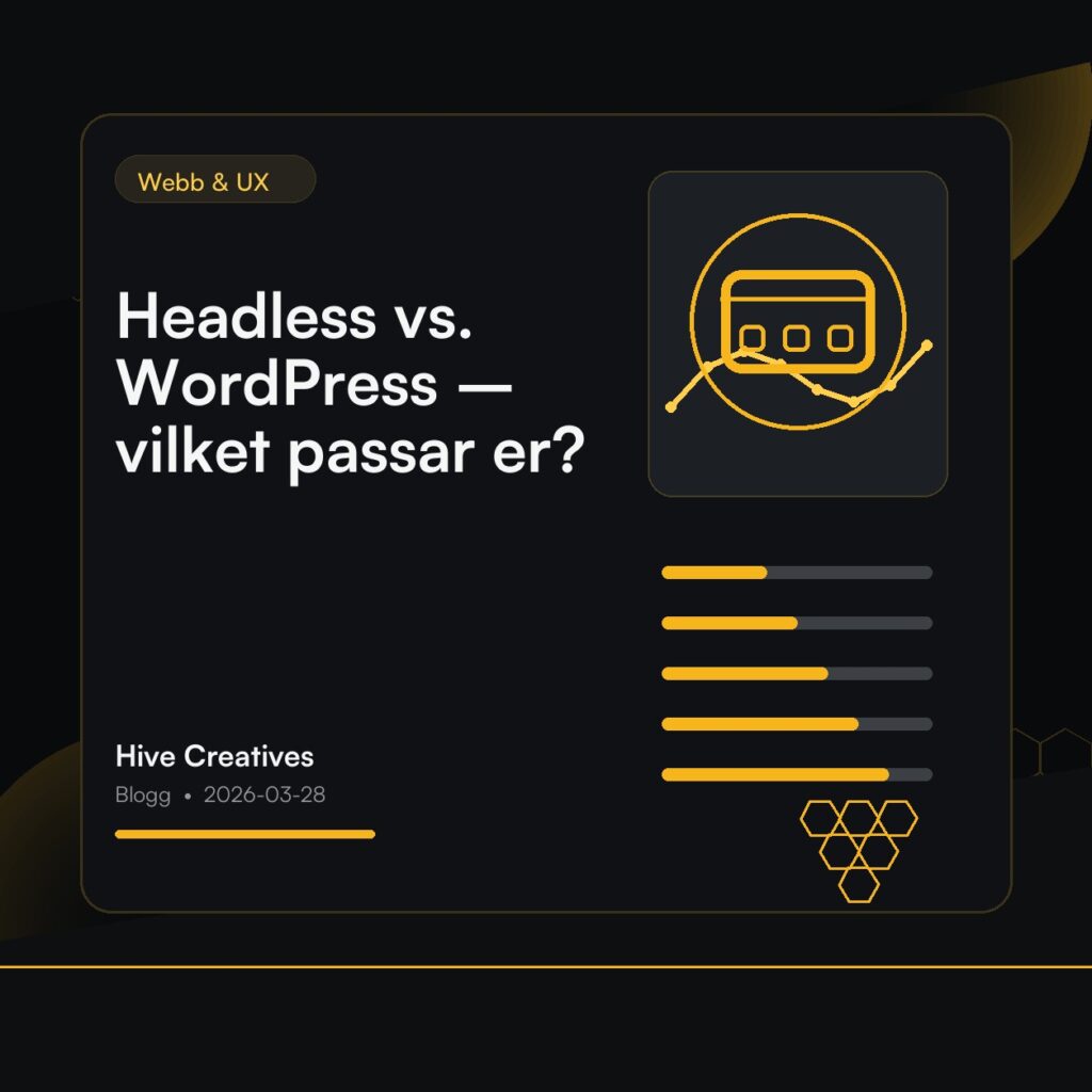 Headless vs. WordPress – vilket passar er?