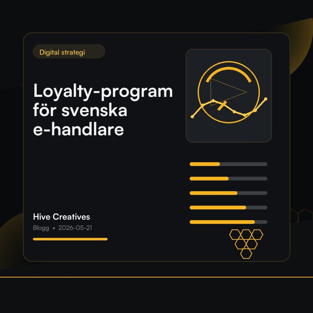 Loyalty-program för svenska e-handlare