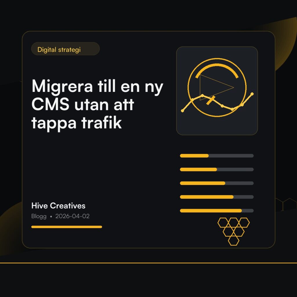 Migrera till en ny CMS utan att tappa trafik