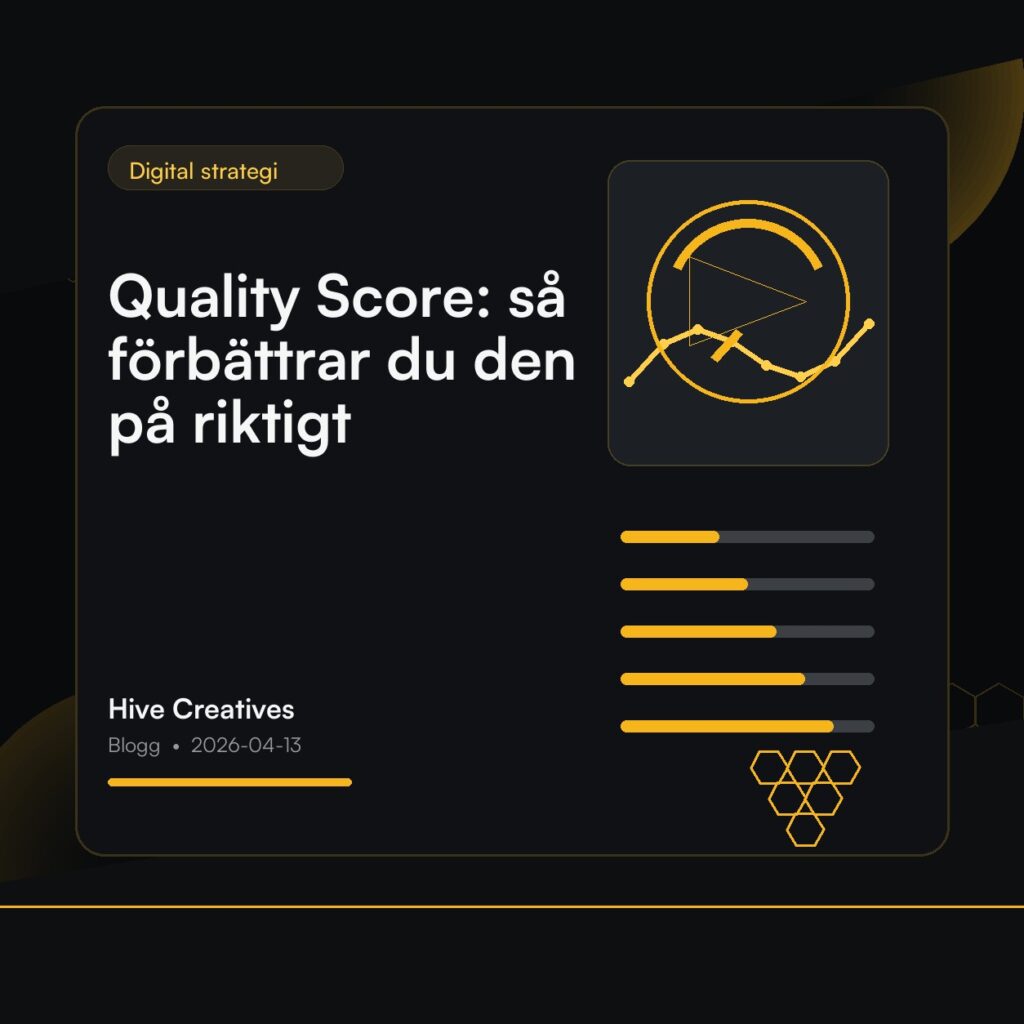 Quality Score: så förbättrar du den på riktigt