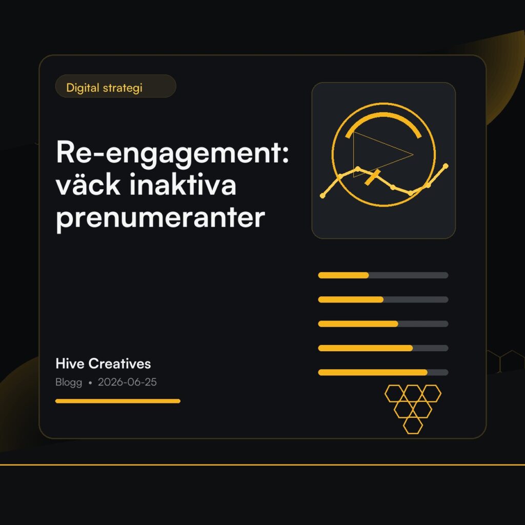 Re-engagement: väck inaktiva prenumeranter