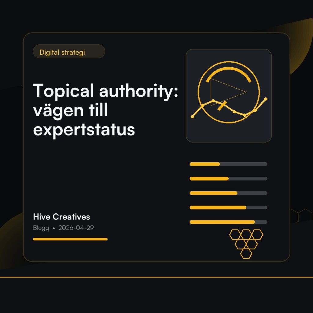 Topical authority: vägen till expertstatus
